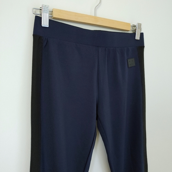 Acne Studios Flo Track Leggings Side Panels Navy Blue Size Small - Picture 7 of 16